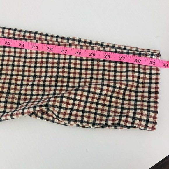 Scotch & Soda Belted Checked Pants Girls Size 12 With Waist Belt Tie - Picture 10 of 10